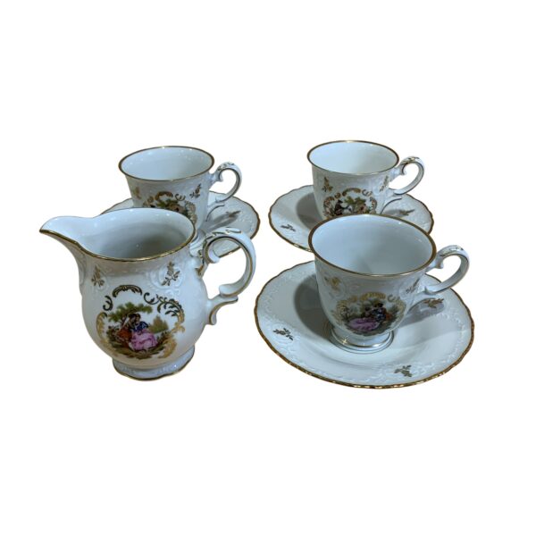 Zeh Scherzer Bavaria 3st Koppar & Kanna Vintage Kopp