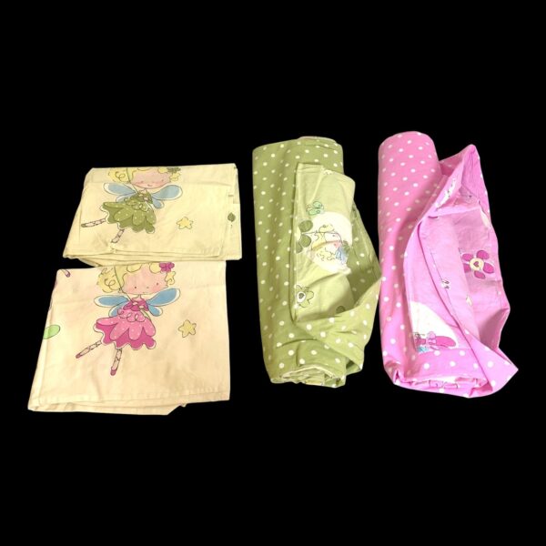 Påslakanset 2st Enkelsäng Barn Påslakan Örngott Älvor Motiv Sängkläder