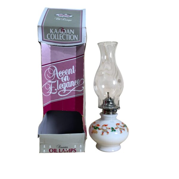 Kaadah Ldt Fotogenlampa Jultomtar 80-tal Jul Tomte Glas Vinatge