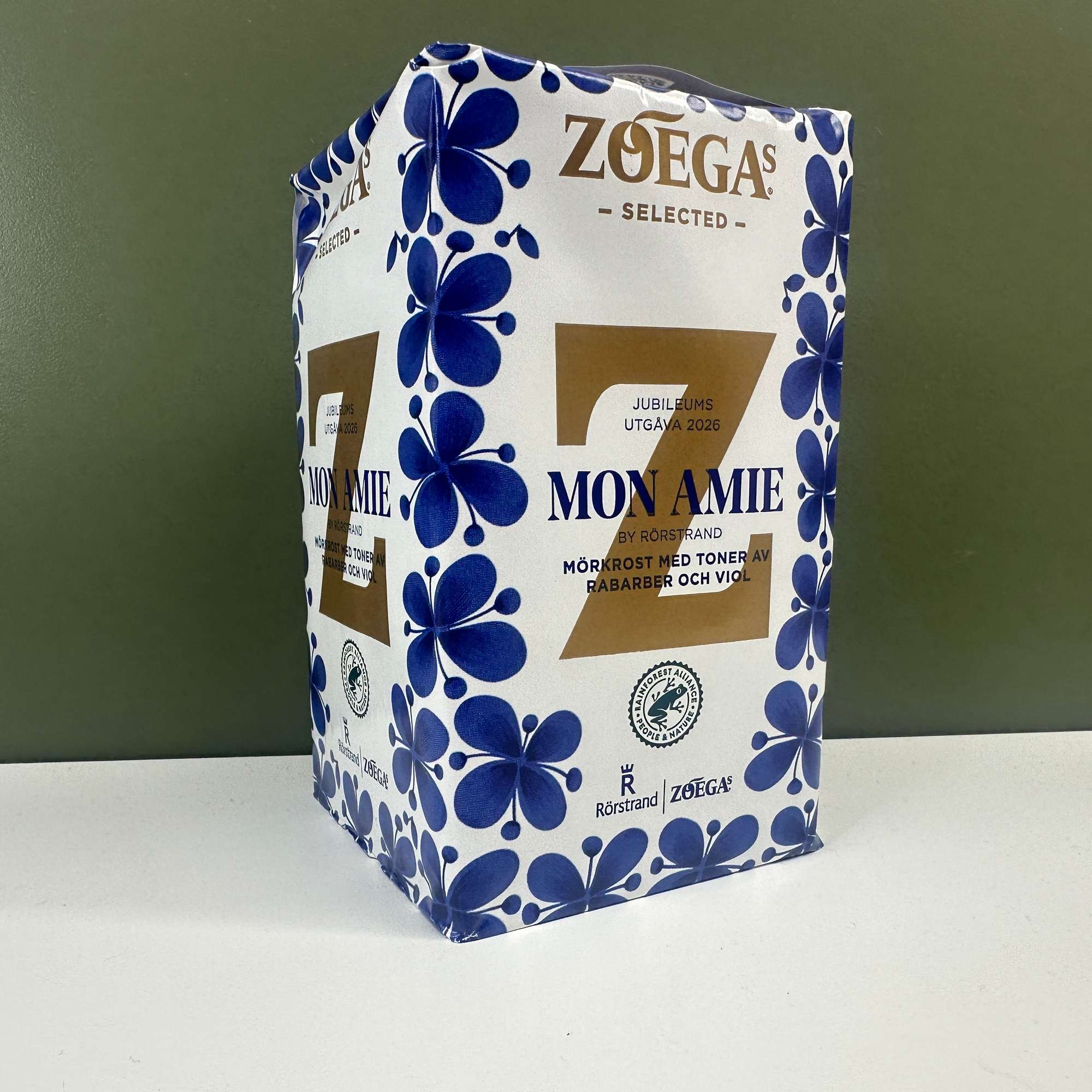 Mon Amie Kaffe Rörstrand Zoégas Jubileumsutgåva 2026 450g Rabarber Viol ...
