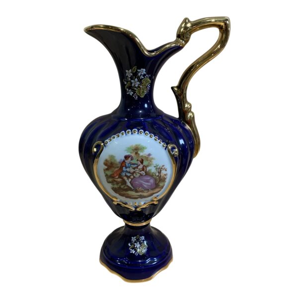 Ceramica Le Torri 35cm Kanna Koboltblå Hänkel