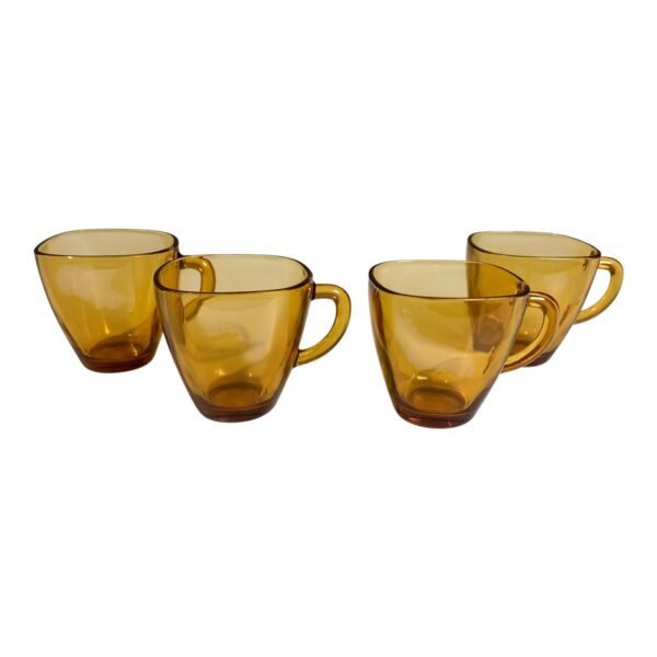 Vereco Glas 4st Glöggmuggar Espressokoppar 6cm Glögg Espresso Koppa Mugg Vintage