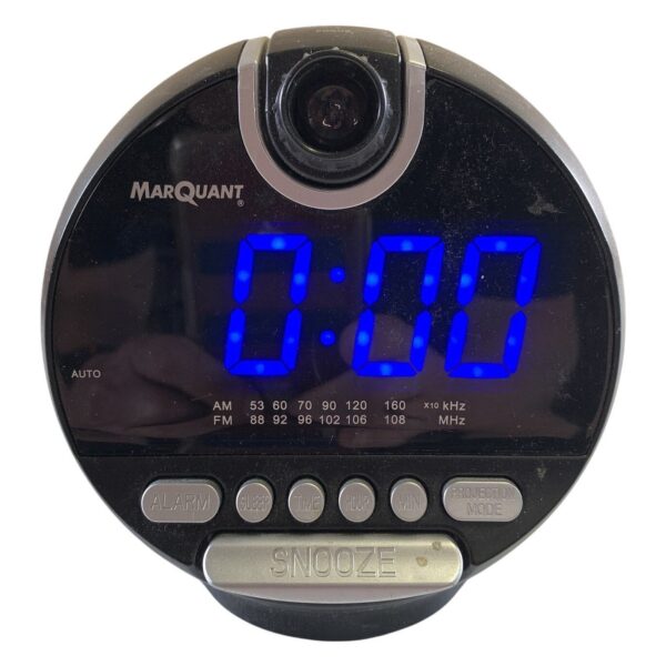 Marquant 920425 Projektionsväckarklocka Radio Svart Digital Display
