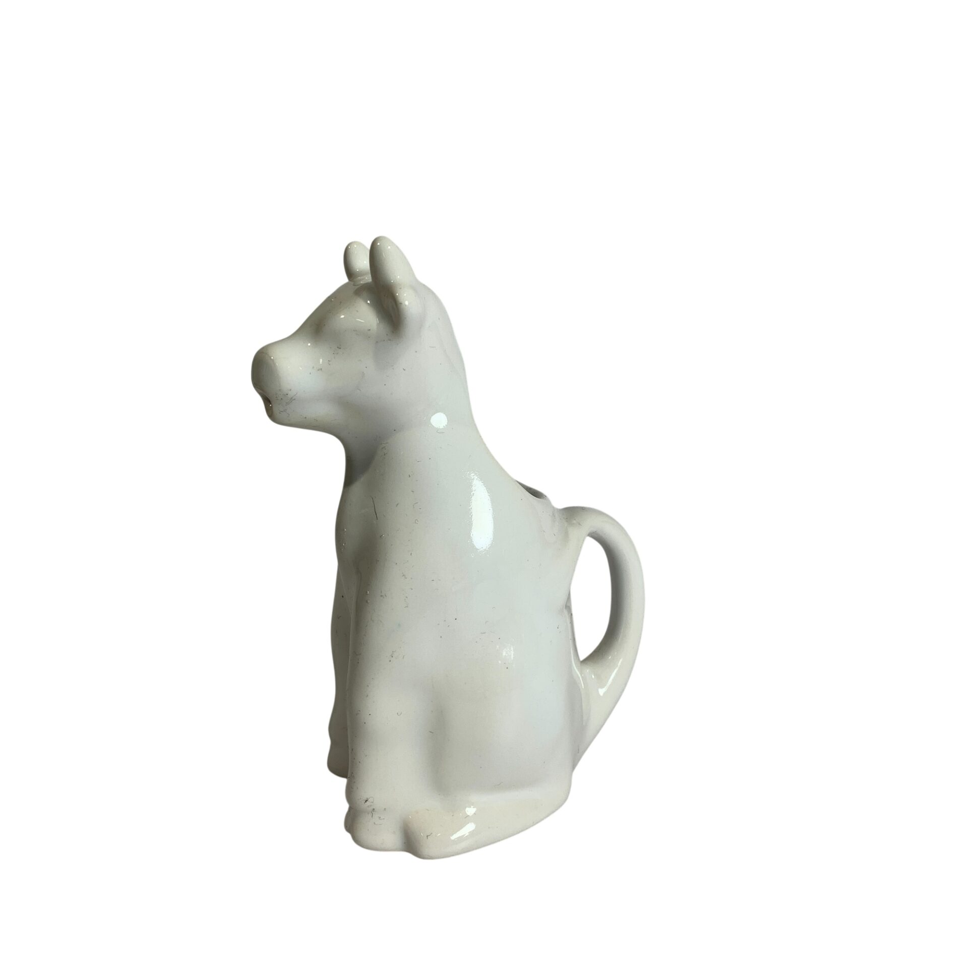 Ko Kanna Kossa Gräddkanna Vintage Porslinsko Mjöklkanna