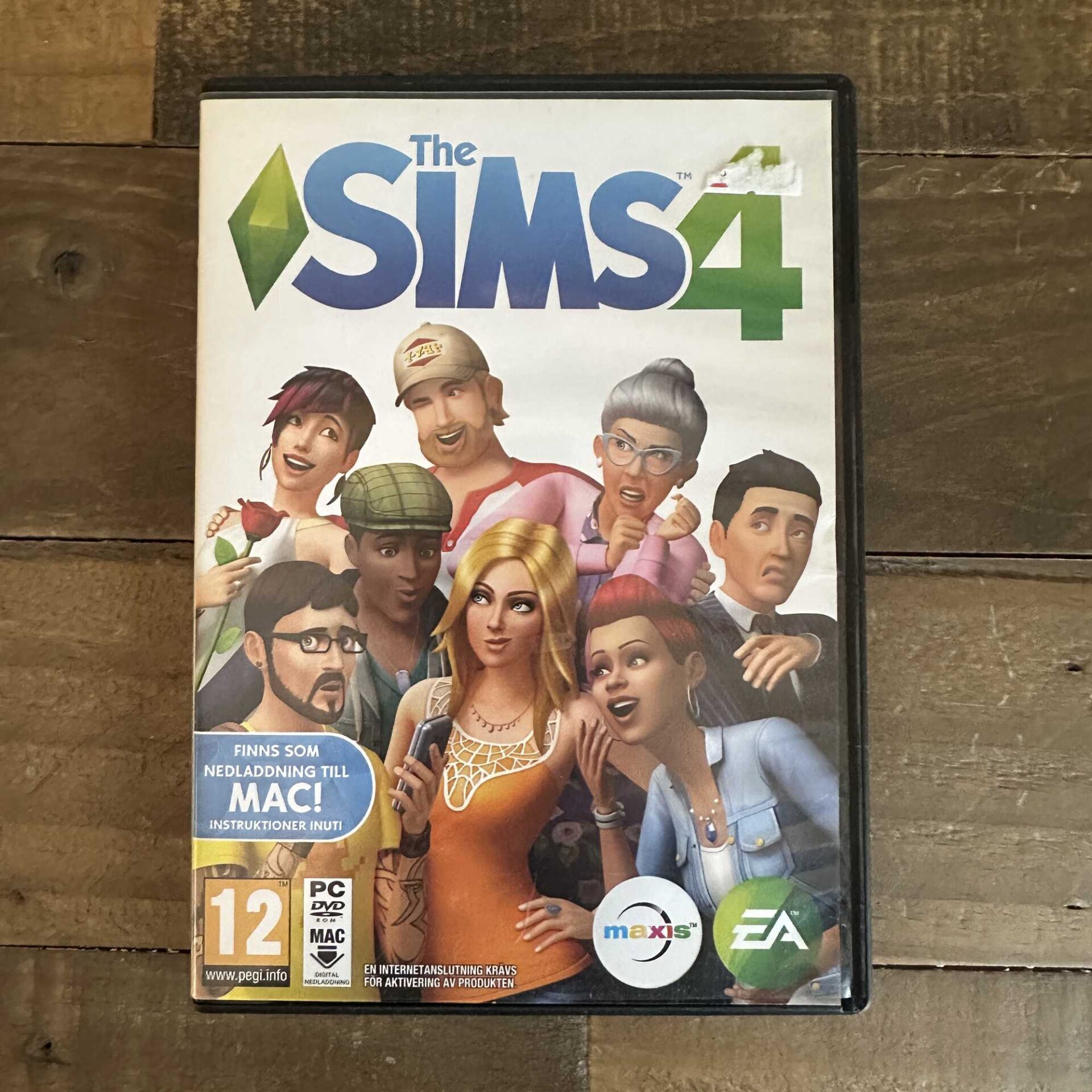 The Sims 4 PC Mac DVD Spel Komplett Svensk Manual Familjespel