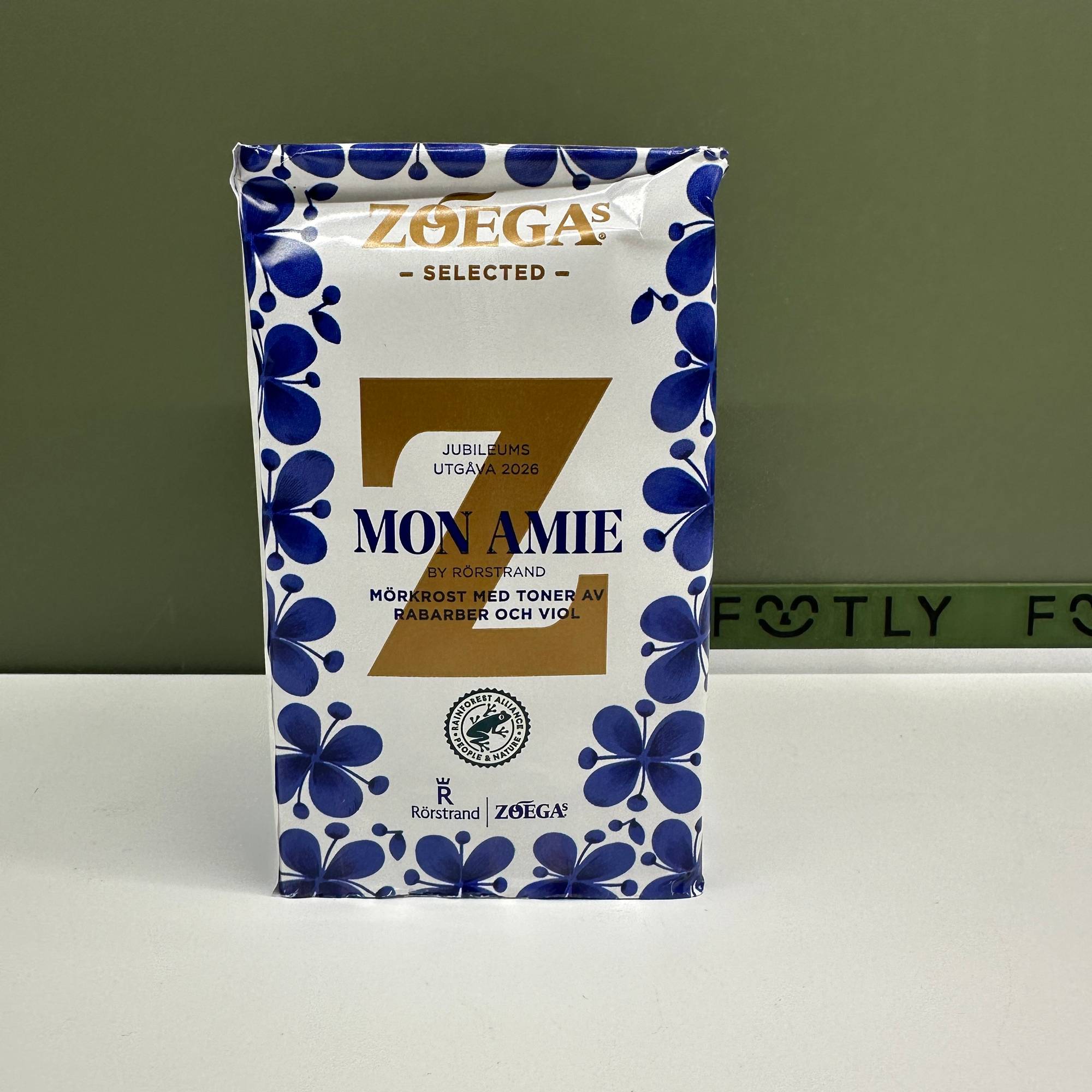 Zoégas Mon Amie Jubileumsutgåva 2026 Kaffe Mörkrost Rabarber Viol 450g ...