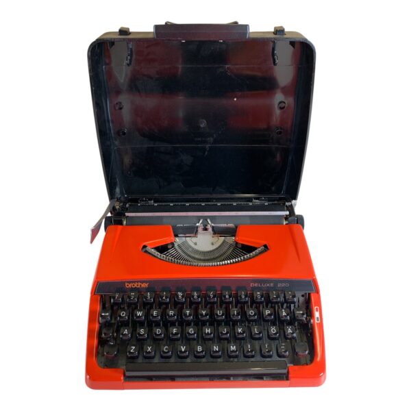 Brother Deluxe 220 Skrivmaskin Typewriter Vintage