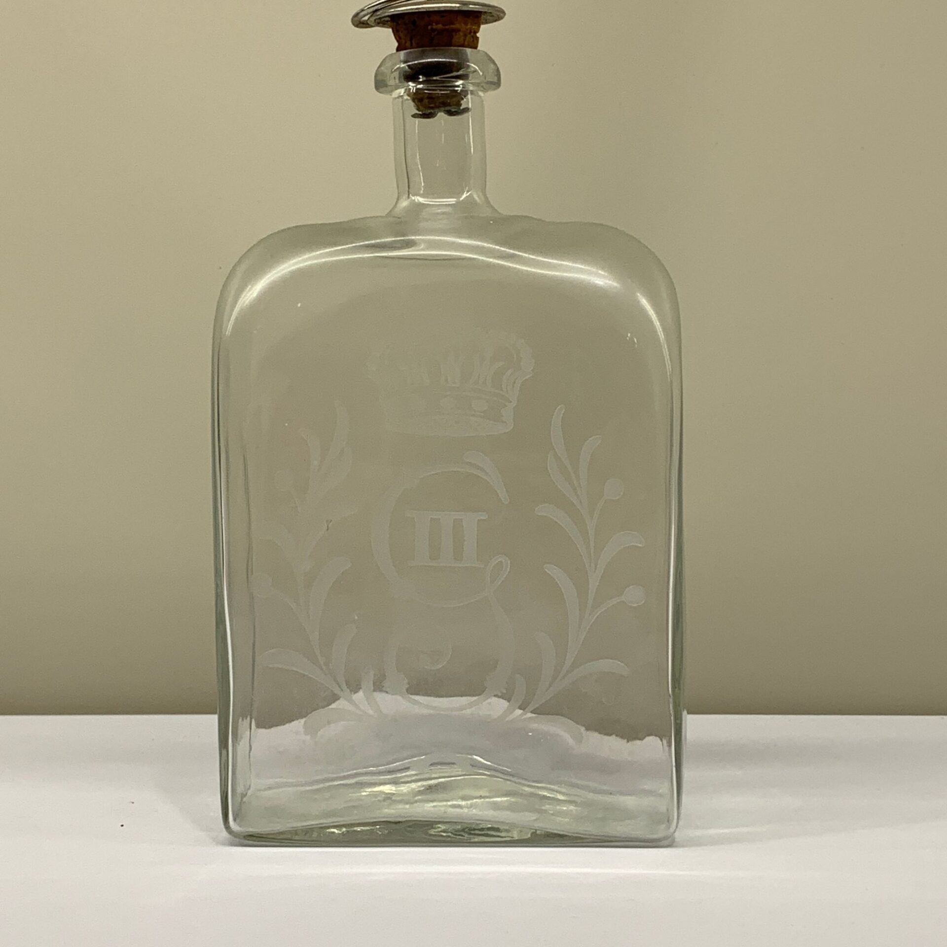 Flaska Glas Vintage Etsad Dekoration Karaff