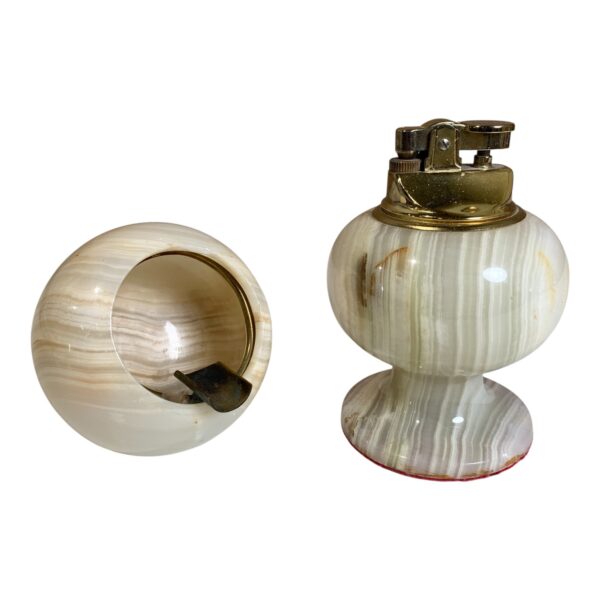 Bordständare Gaständare Tändare Lighter Askfat Ash Tray Vintage Design