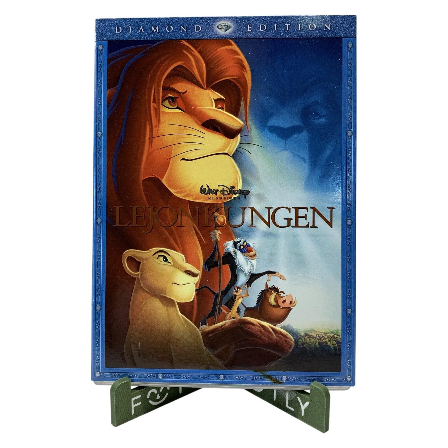 Disney Lejonkungen Diamond Edition DVD Svenskt Tal Tecknad Film Barn