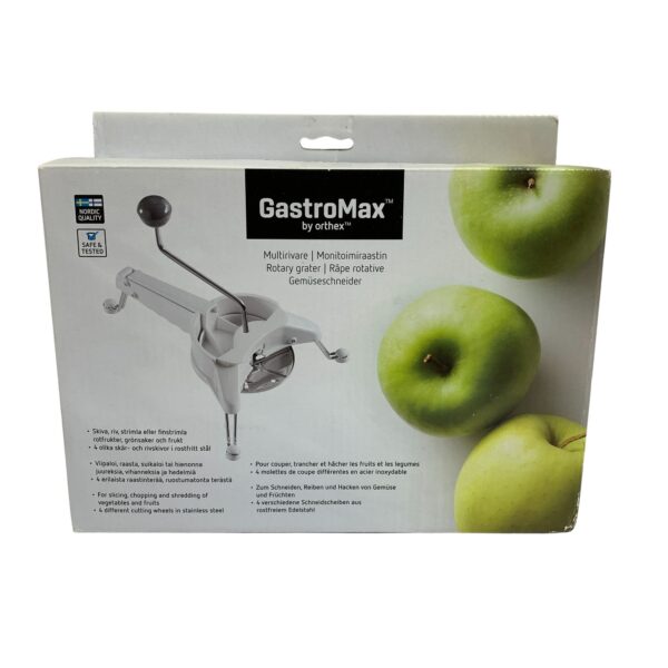 GastroMax roterande multirivare Orthex Skiva Skära Rivare