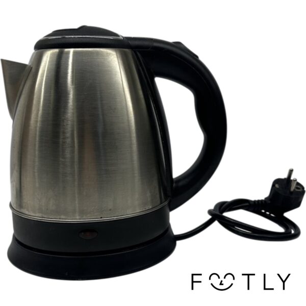 Rusta Vattenkokare Elektrisk Rostfritt Stål Svart 220V Köksapparat