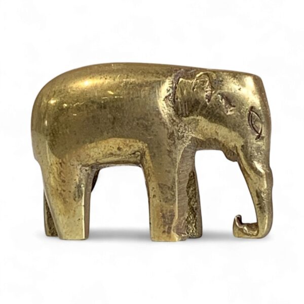 Mässing Elefant Vintage Retro Design