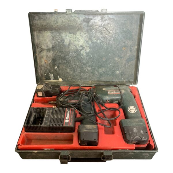 Metabo SB A 100/2 RL Slagborr och SAK 50 RL Skruvdragare med Laddare Batteri
