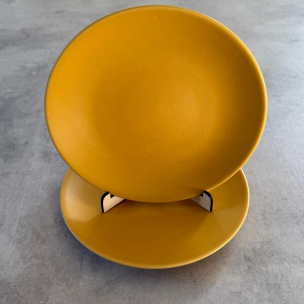 Höganäs Keramik Tallrikar 2 st Gul 20cm