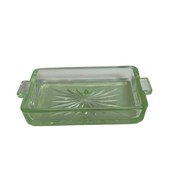 Glasfat 13,5cm Fat Glas Vintage Grön