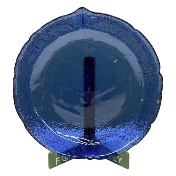 Arcoroc Aspen Cobalt Blue Fat Blå Lövmönster Retro Skål Dekorativ Servering