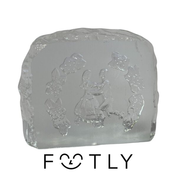 Glasblock 12cm Glas Block Dansande Par