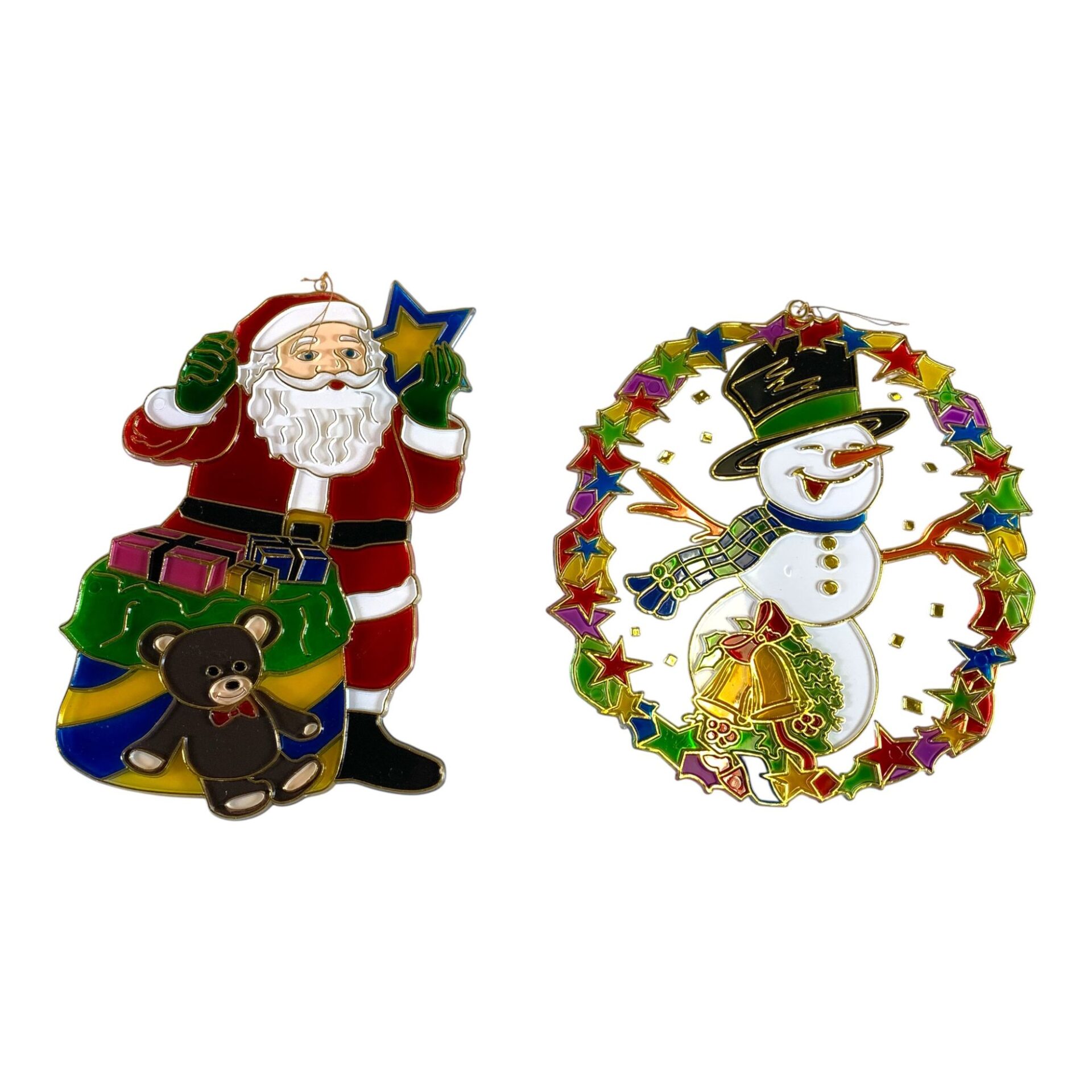 Julgranspynt 2st Granpynt Jultomte Tomte Snögubbe Jul Pynt Hängen