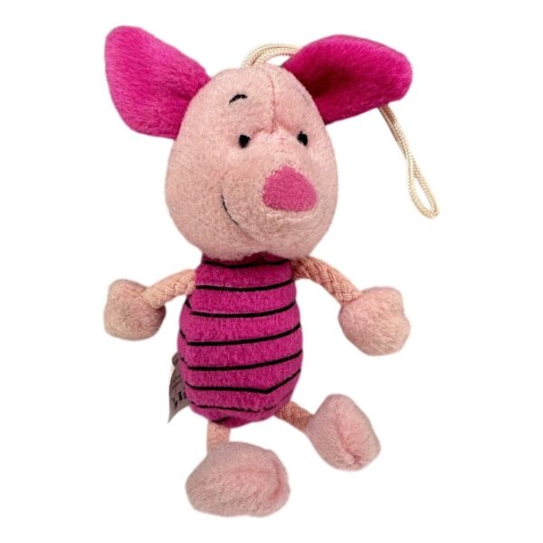 McDonald's Disney Nalle Puh Nasse Mjukdjur Rosa Randig Plysch 2005 Retro Vintage