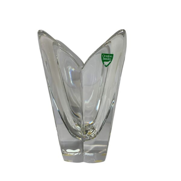 Orrefors Lotus Lars Hellsten Vas Kristall 15cm Design