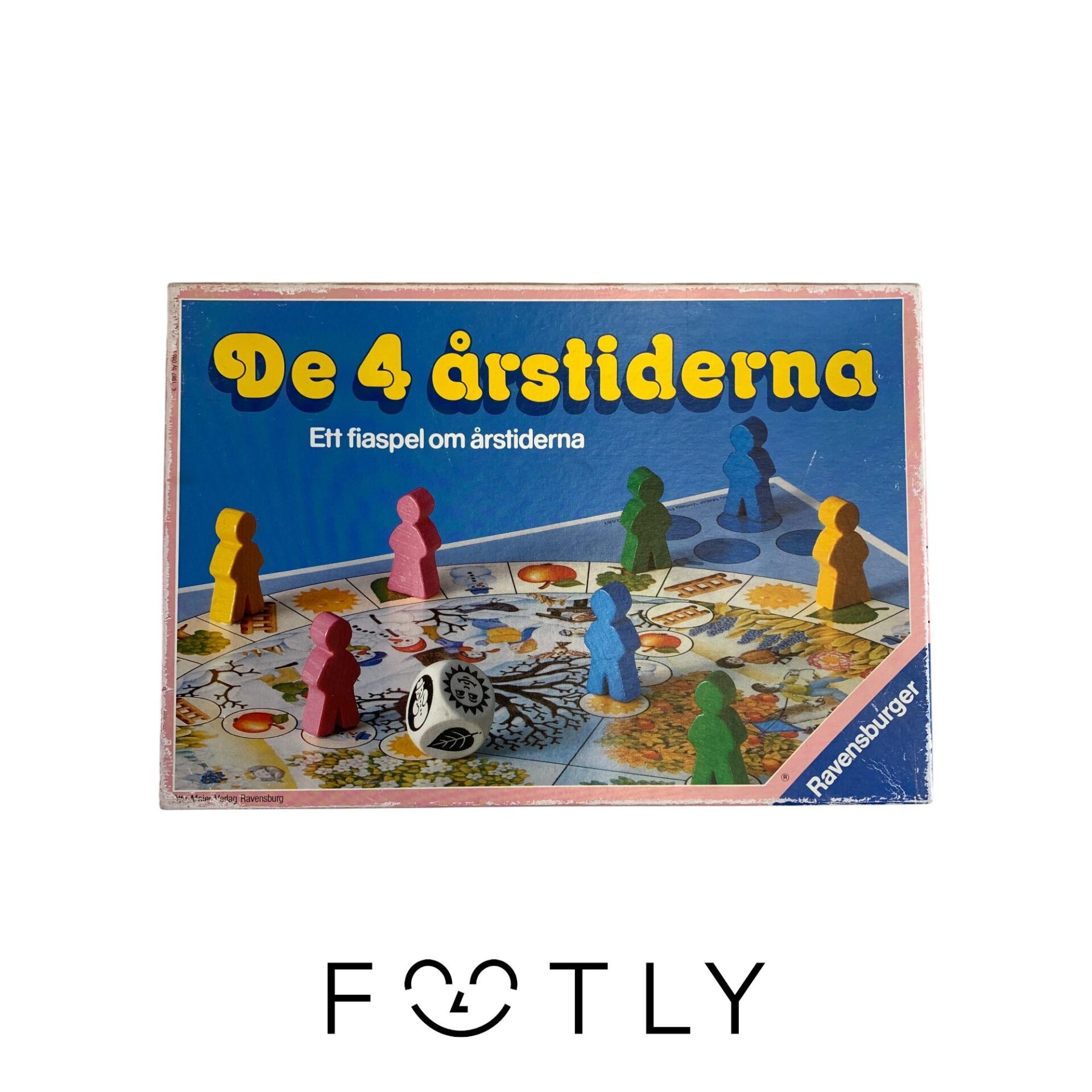 Ravensburger De 4 årstiderna Fia Barnspel Brädspel Sällskapsspel Spel Retro