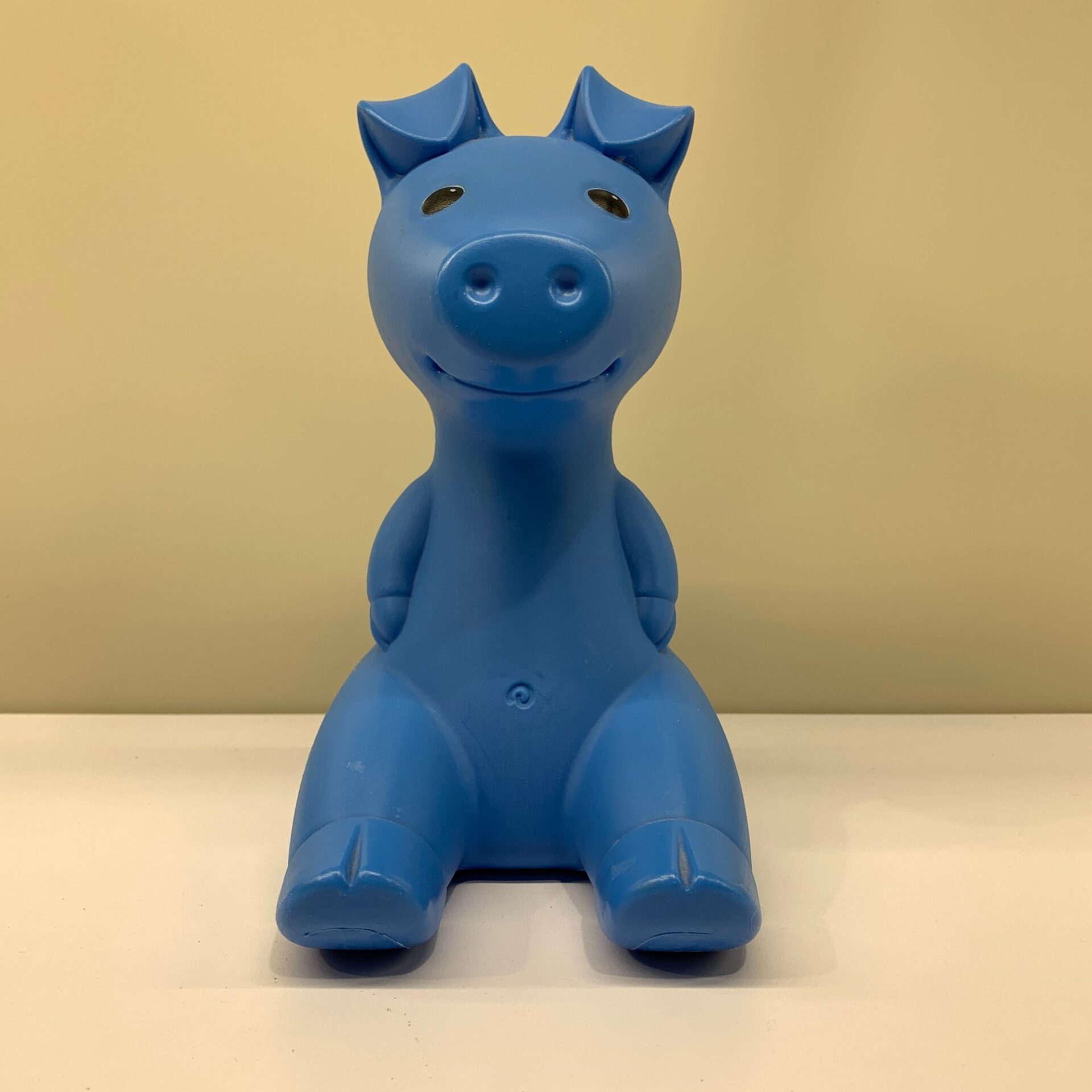 IKEA PS Spargris 1st Blå Plast Vintage Sparbössa