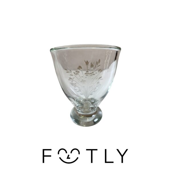 Glasvas Glas Vas Blom Dekor Blommor Vintage Retro Design