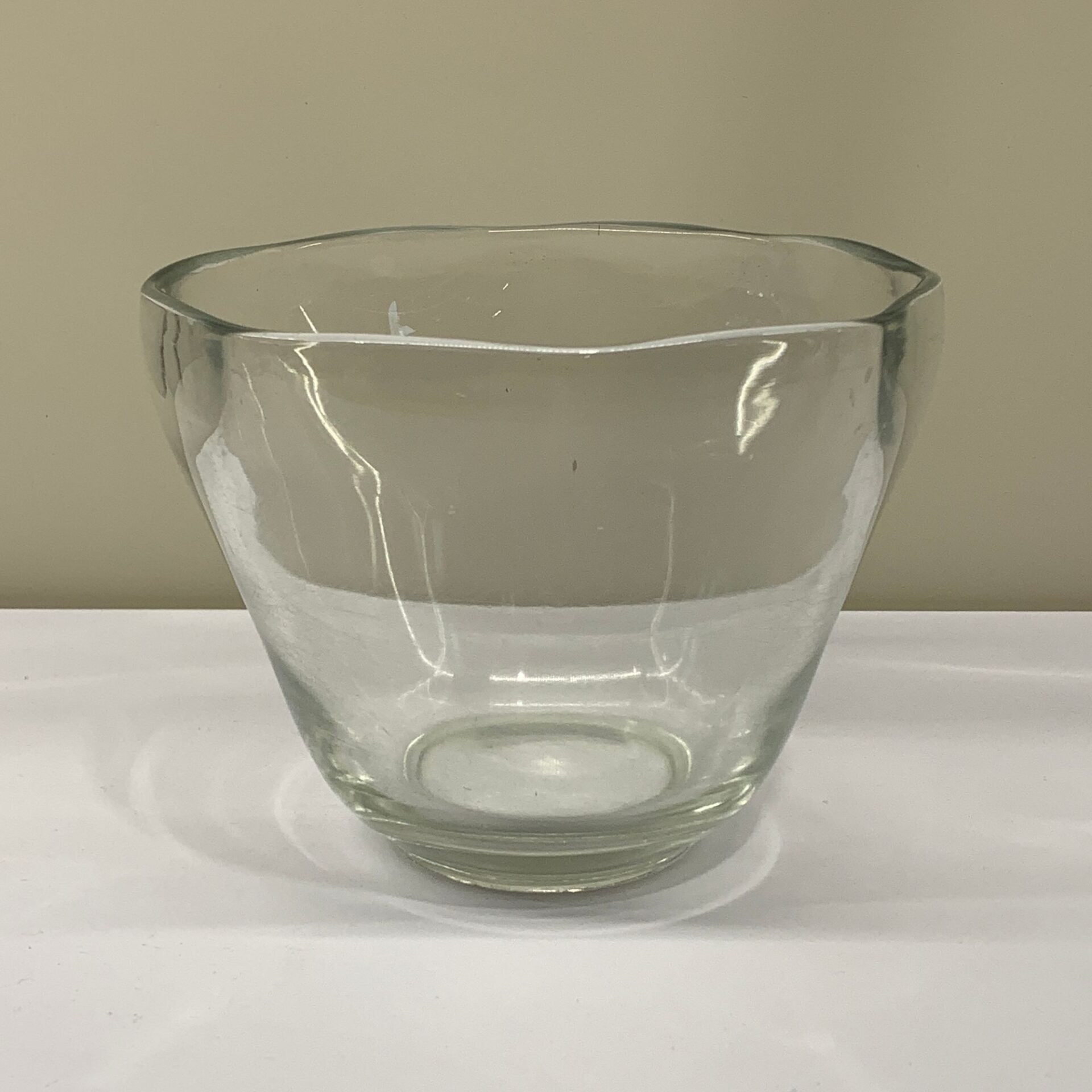 Eda Glasbruk Skål 1st Antik Glas 30-talet Glasskål