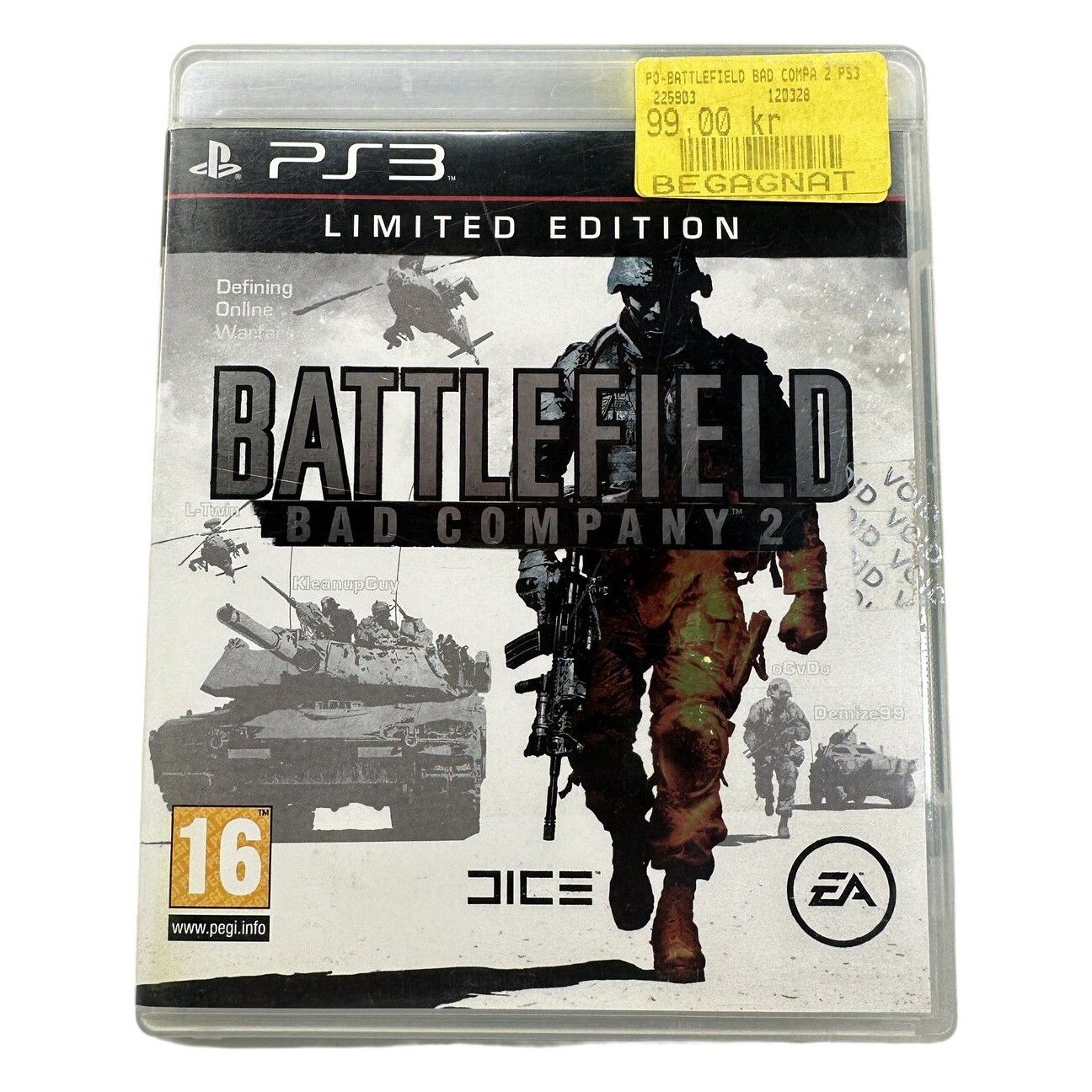 Battlefield Bad Company 2 Limited Edition PS3 Spel Svensk Utgåva Playstation 2