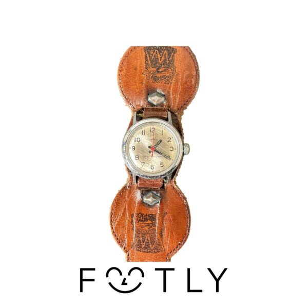 Timex Armbandsur Mekanisk Läderband Rund Vintage Klocka Ur