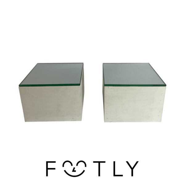 Spegel Block 2st Trä Kub Spegel