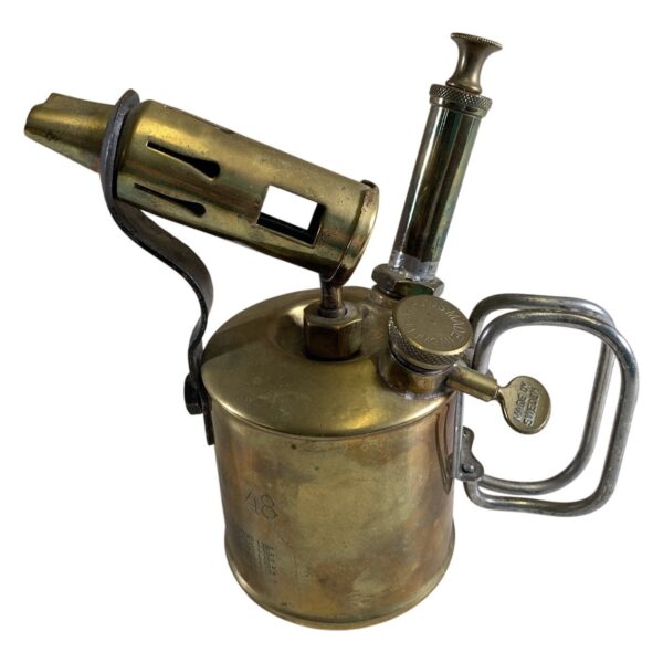 Radius No 48 Blåslampa Mässing Vintage Made In Sweden