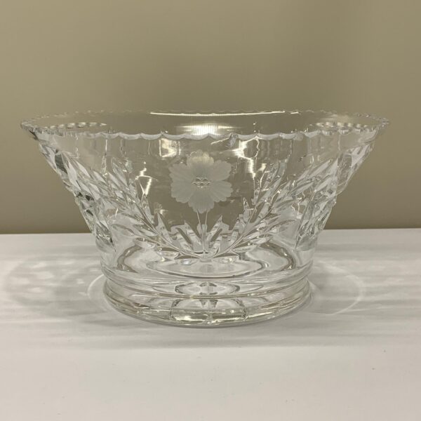 Kristallskål 22cm Skål Kristall Glas Vintage