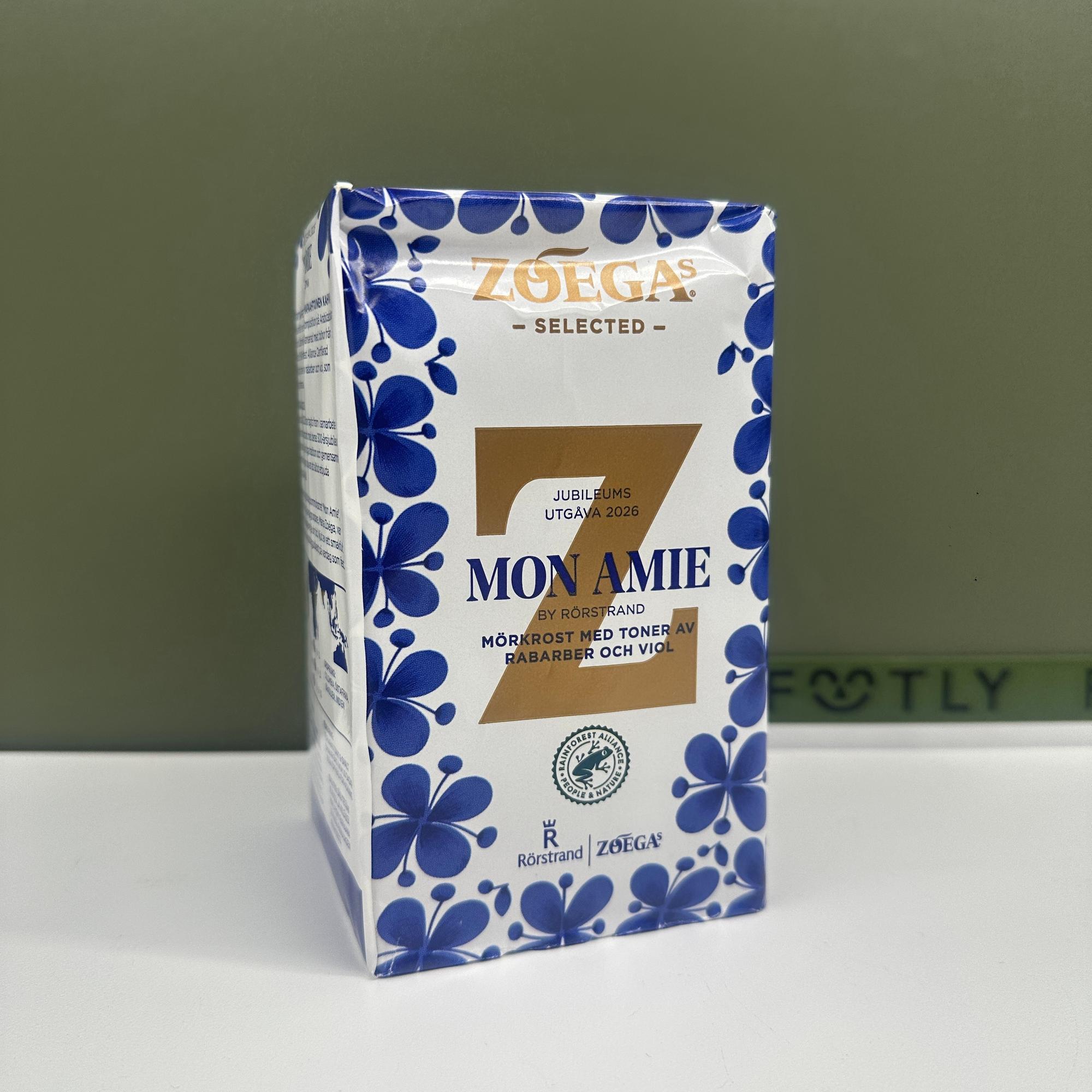 Zoégas Mon Amie Jubileumsutgåva 2026 Kaffe Mörkrost Rabarber Viol 450g ...
