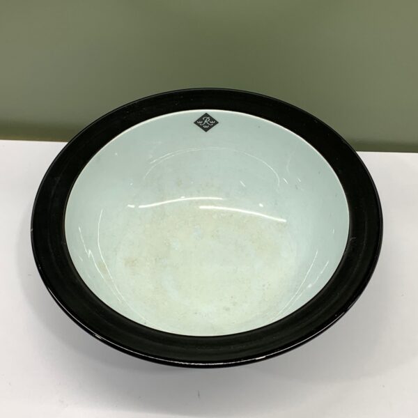 Rörstrand Rolf Sinnemark Skål 1st Svart Blå 27cm Retro Design