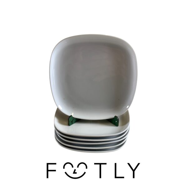 IKEA Tallrikar 6st Fyrkantiga Vit