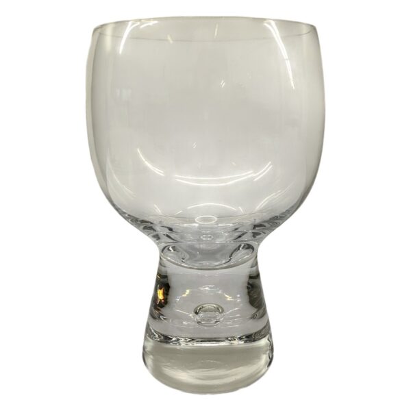 Kosta Boda Rondo Göran Wärff Glas Skål Kraftig Fot Klarglas Design