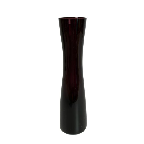 Glas Vas Lila 22cm Retro Glasvas