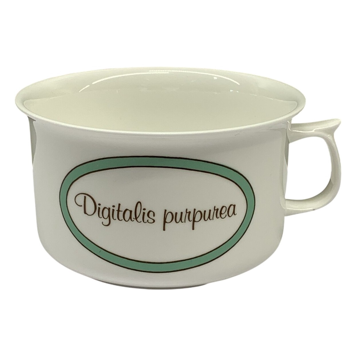 Rörstrand Digitalis Purpurea Mugg Vit Porslin Pia Rönndahl Retro Dekor