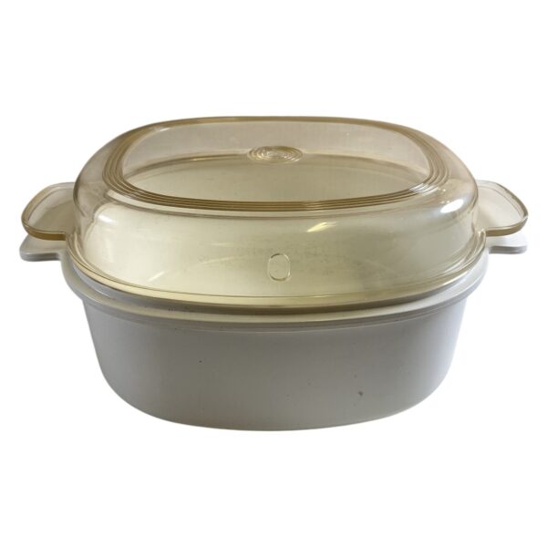 Koldplast Ugnsform Med Lock Vit Plast Mikrovågsugn Design Holmgren Danmark Retro