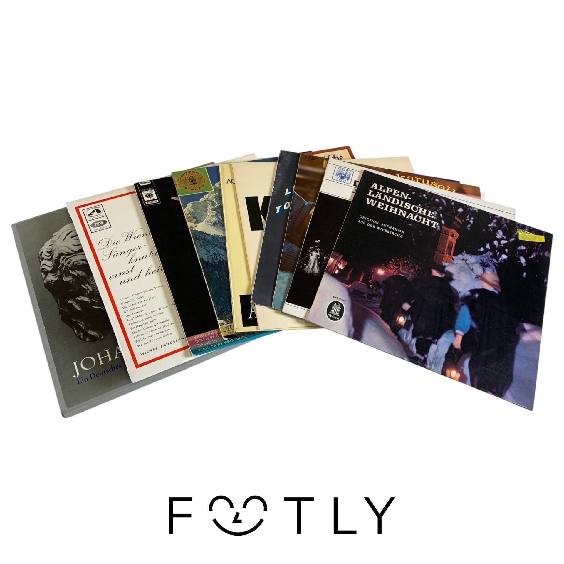 Vinyl 10st Blandade