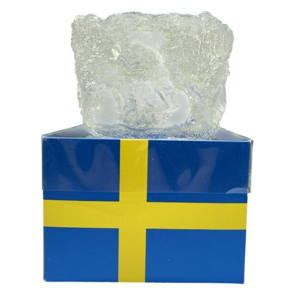 Kosta Boda Skål Midsommardansen Kjell Engman i Kartong Svensk Design Art glass