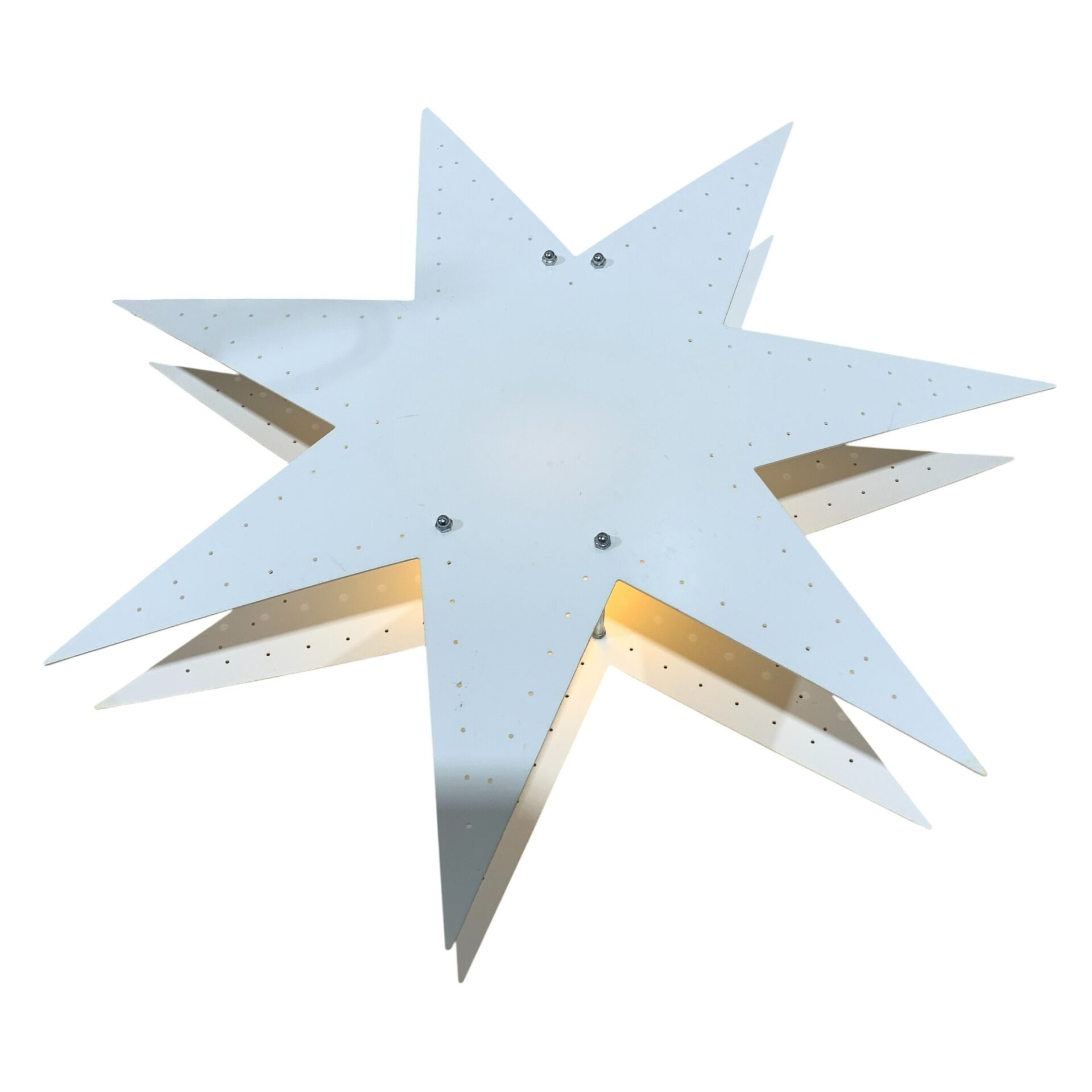 Adventsstjärna Lampa Vit Stjärna 38cm