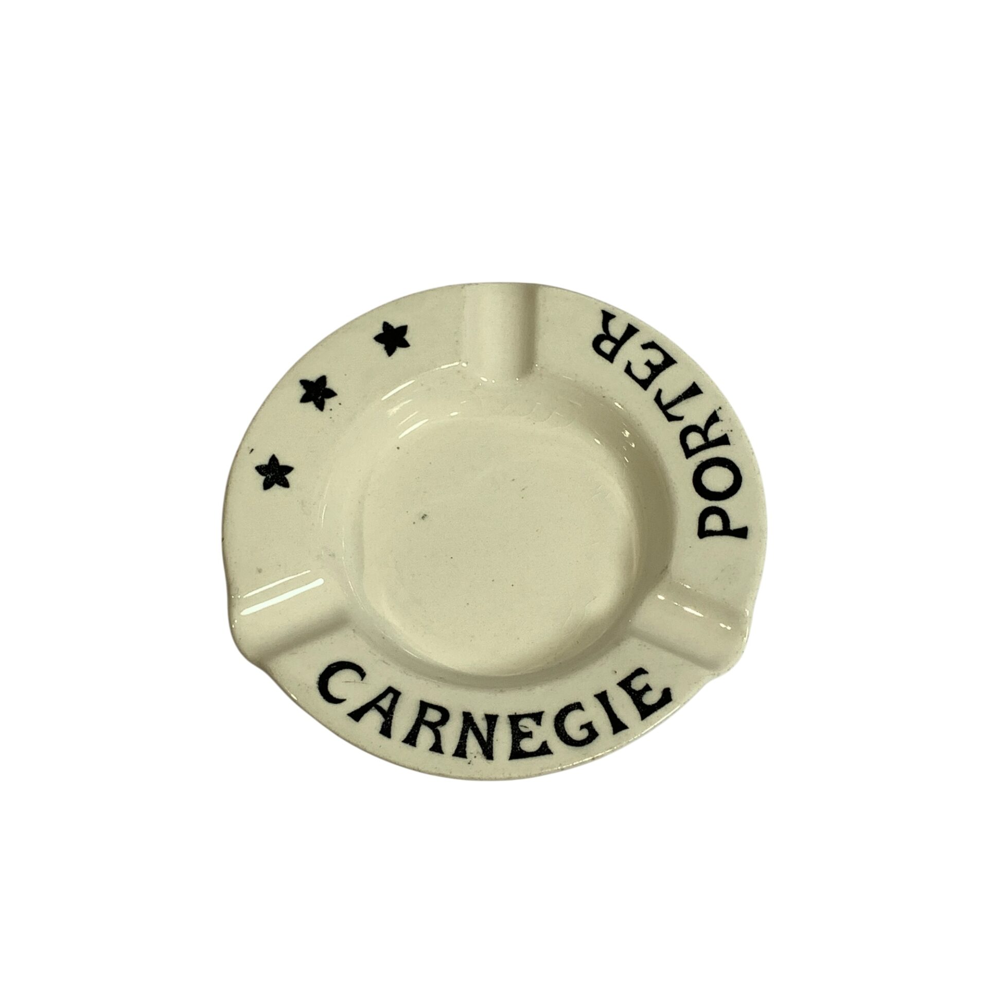 Carnegie Porter Askfat Vintage Vit