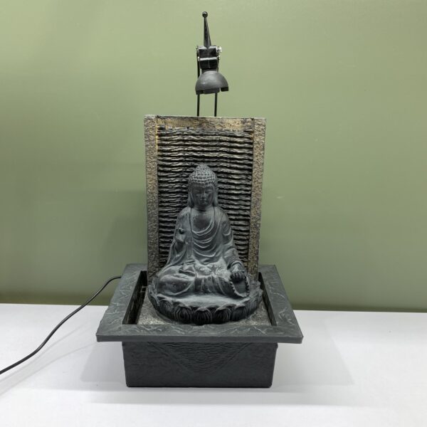 Buddha Vattenfontän Inomhus Svart Elektrisk Dekoration Belysning