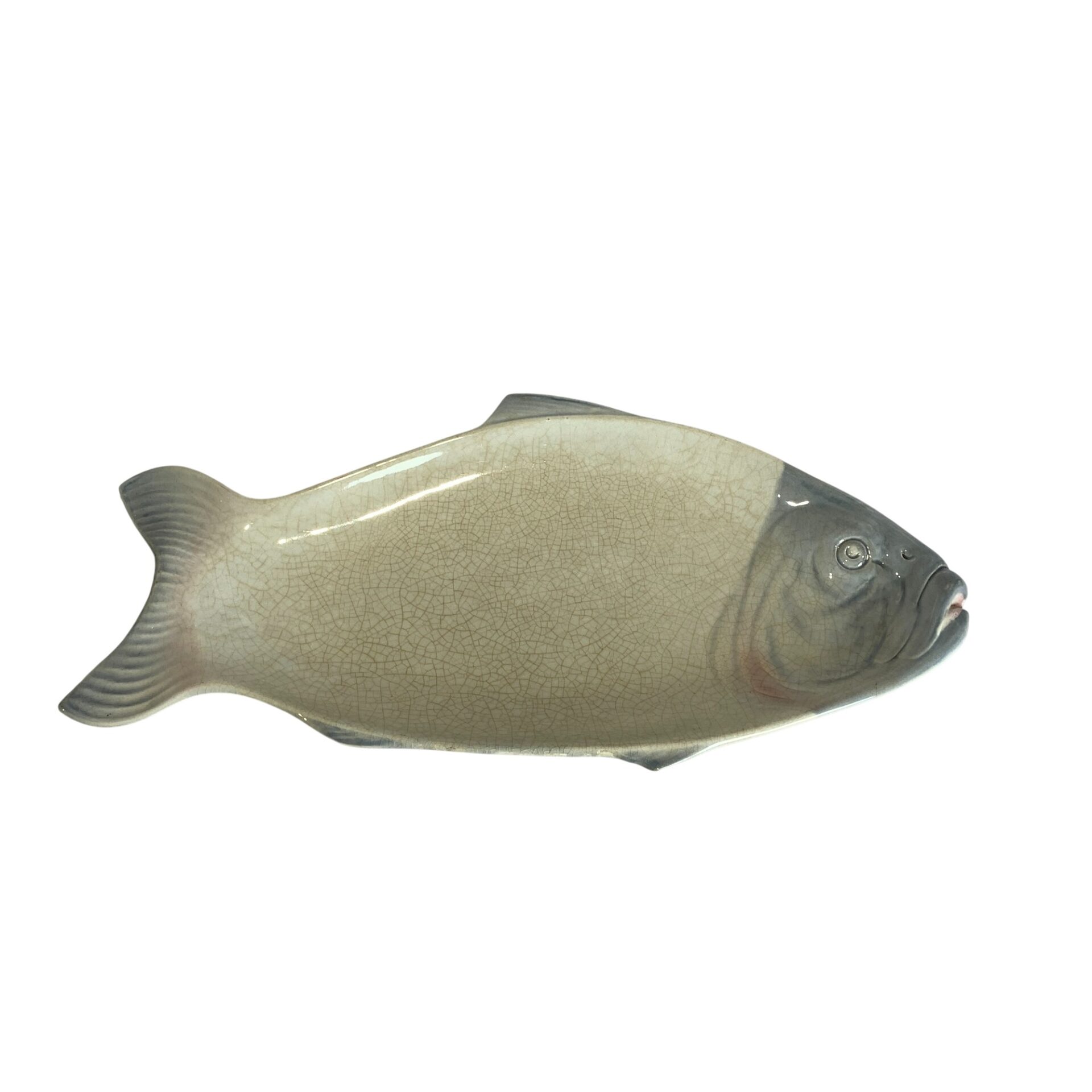 Göteborg Porslinsfabrik Fiskfat 45cm Fisk Antikt Fat