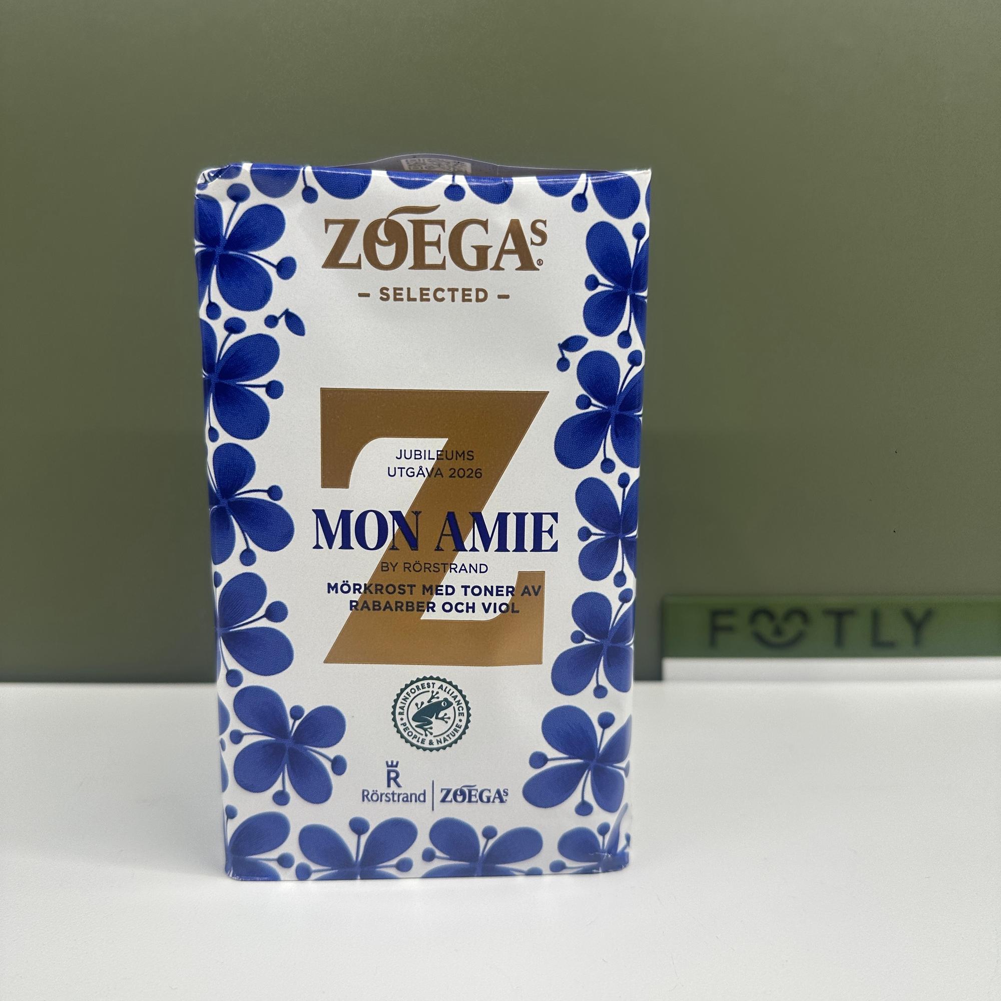 Zoégas Mon Amie Jubileumsutgåva 2026 Kaffe Mörkrost Rabarber Viol 450g ...