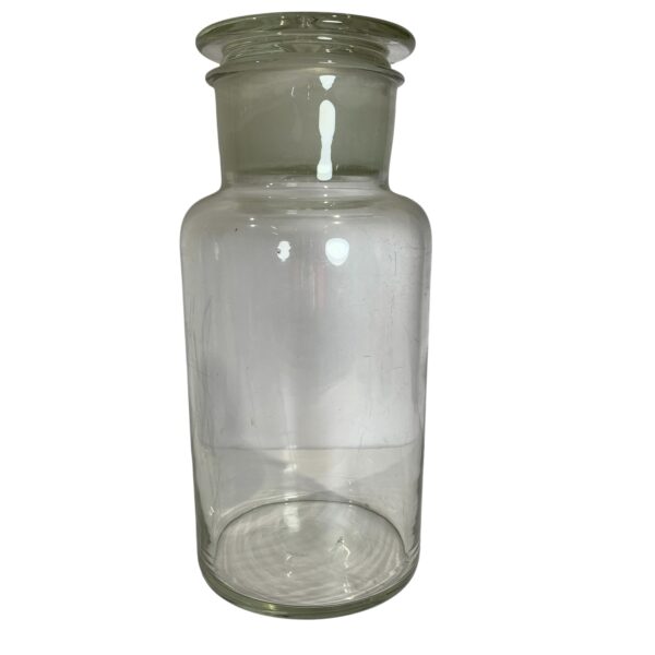Apoteksburk Stor Glas Burk Lock 37cm