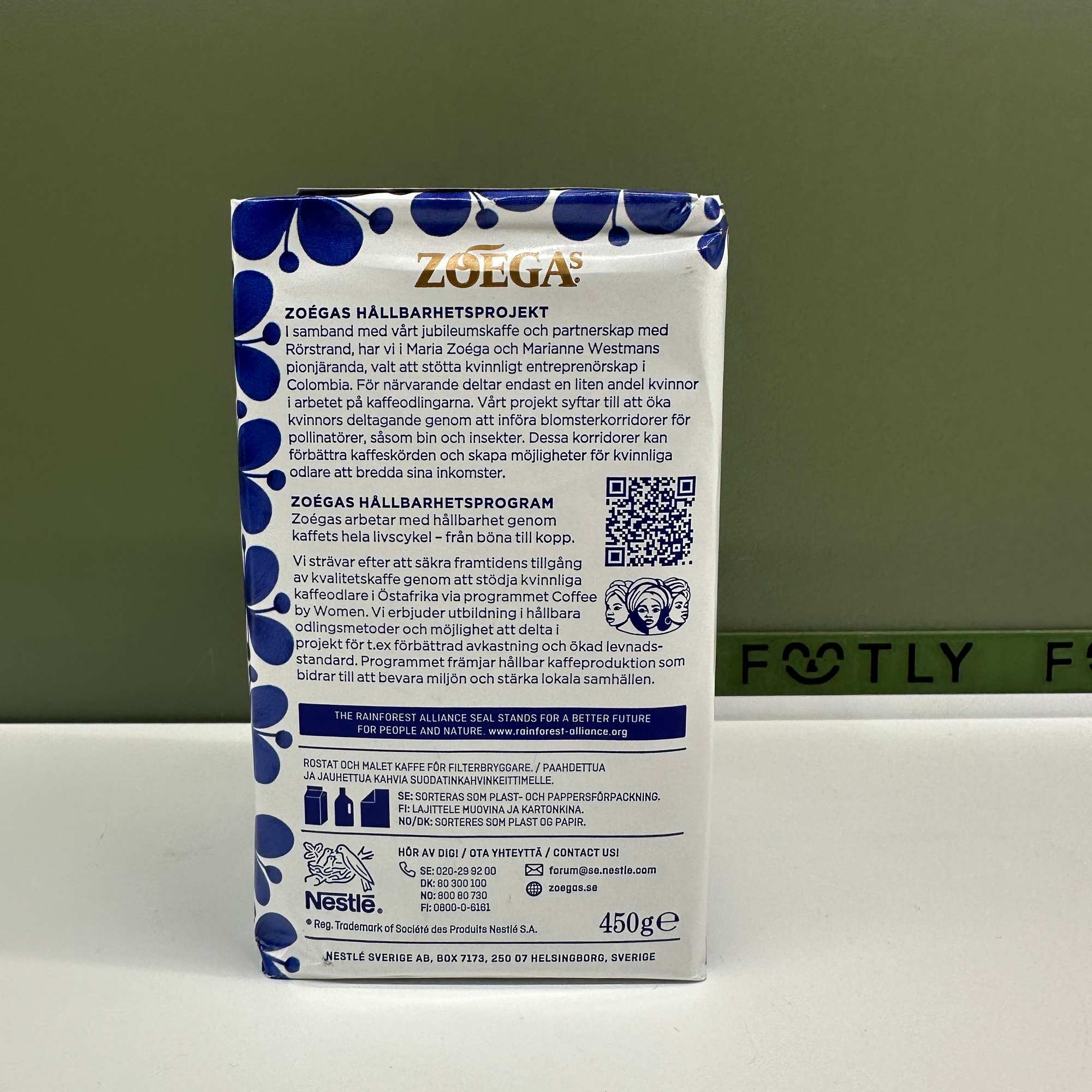 Zoégas Mon Amie Jubileumsutgåva 2026 Kaffe Mörkrost Rabarber Viol 450g ...